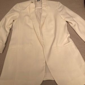 Express cream blazer